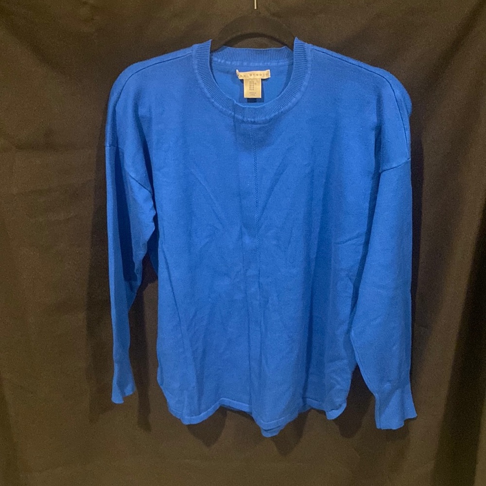 Max Studio, medium cobalt blue sweater